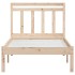 Estructura de cama madera maciza de pino 100x200