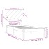 Estructura de cama madera maciza 90x200