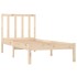 Estructura de cama madera maciza de pino 90x190