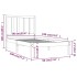 Estructura de cama madera maciza de pino 90x190