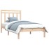Estructura de cama madera maciza de pino 90x200