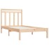 Estructura de cama madera maciza de pino 90x200