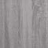 Set de muebles de baño 3 pzas madera contrachapada gris