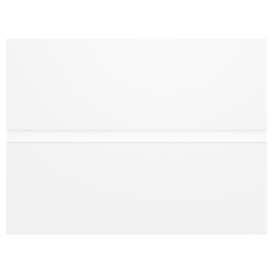 Armario para lavabo madera contrachapada blanco 60x38,5x45