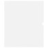 Armario para lavabo madera contrachapada blanco 60x38,5x45