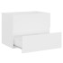 Armario para lavabo madera contrachapada blanco 60x38,5x45