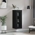 Armario de pared negro 34,5x34x90