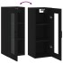 Armario de pared negro 34,5x34x90