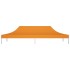 Techo de carpa para celebraciones naranja 6x3 m 270