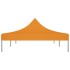 Techo de carpa para celebraciones naranja 6x3 m 270