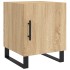 Mesitas noche 2 uds madera ingeniería roble Sonoma 40x40x50