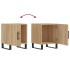 Mesitas noche 2 uds madera ingeniería roble Sonoma 40x40x50