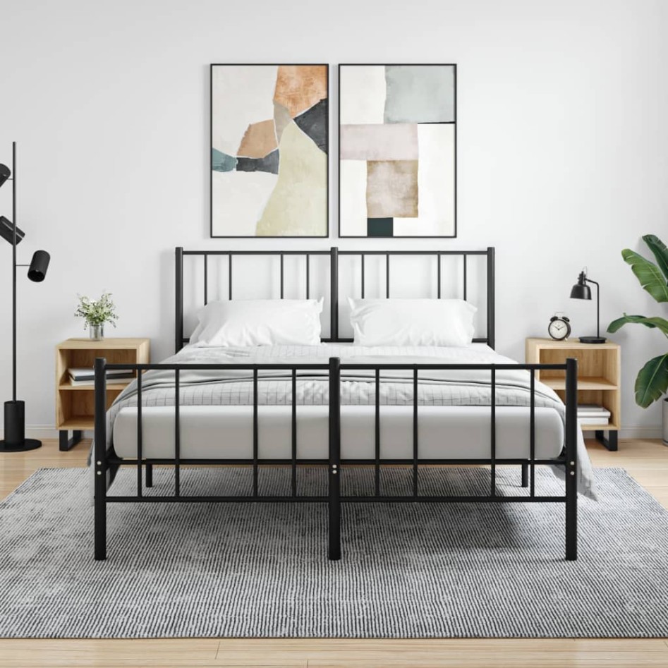 Mesitas noche 2 uds madera ingeniería roble Sonoma 40x30x50