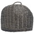 Transportín para gatos sauce natural gris 45x35x35