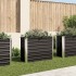 Arriate de acero galvanizado gris antracita 100x40x77