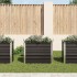 Arriate de acero galvanizado gris antracita 100x40x77