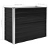 Arriate de acero galvanizado gris antracita 100x40x77