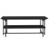 Mesa de centro de madera contrachapada negro 100x50x40