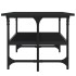 Mesa de centro de madera contrachapada negro 100x50x40