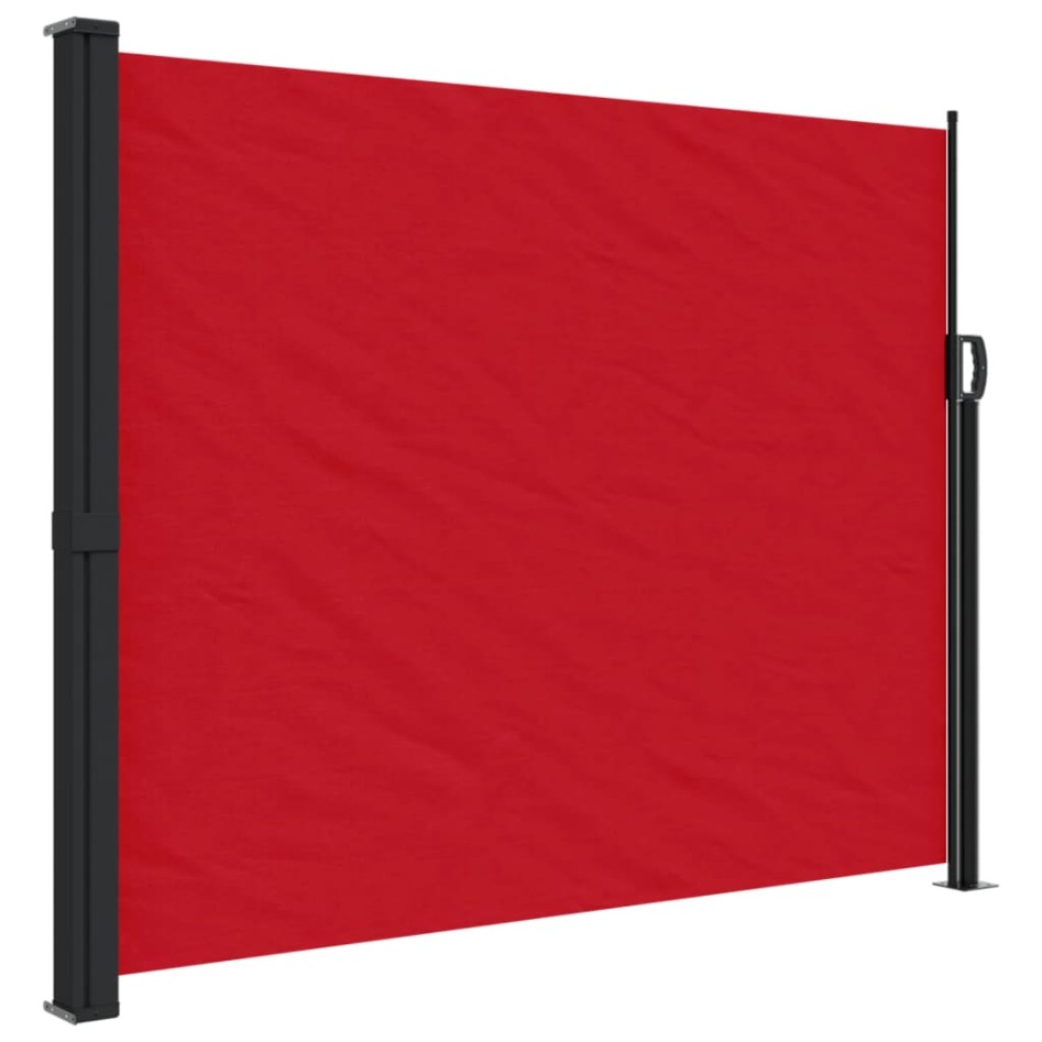 Toldo lateral retráctil rojo 160x300