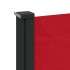 Toldo lateral retráctil rojo 160x300