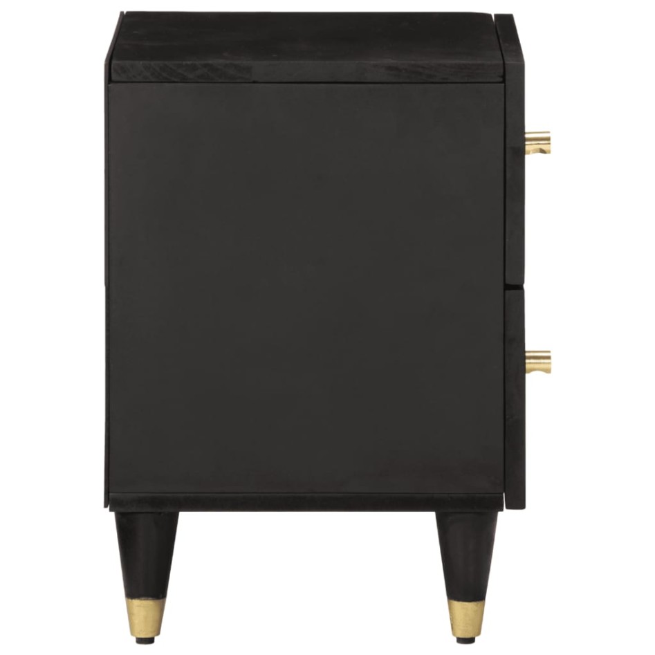 Mesita de noche de madera maciza de mango 40x33x46