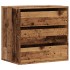 Cajonera de esquina madera ingeniería roble viejo 60x41x58