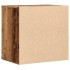 Cajonera de esquina madera ingeniería roble viejo 60x41x58