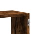 Estante de pared madera ingeniería roble ahumado 100x25x50