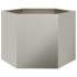 Jardinera hexagonal 69x60x45 cm acero