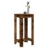 Mesa alta de bar madera ingeniería roble ahumado 51x50x103,5