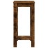 Mesa alta de bar madera ingeniería roble ahumado 51x50x103,5