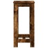 Mesa alta de bar madera ingeniería roble ahumado 51x50x103,5