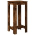 Mesa alta de bar madera ingeniería roble ahumado 51x50x103,5