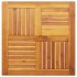 Tablero de mesa cuadrado madera maciza de acacia 70x70x2