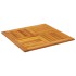 Tablero de mesa cuadrado madera maciza de acacia 70x70x2