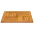 Tablero de mesa cuadrado madera maciza de acacia 70x70x2