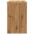 Escritorio de madera de ingeniería roble artisan 100x50x76