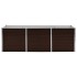 Arriate de acero galvanizado marrón 240x80x77