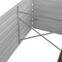 Arriate de acero galvanizado marrón 240x80x77