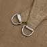 Toldo de vela HDPE gris taupe 160 g/m² 4x6