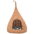 Casa para gatos con cojín y forma de tipi sauce natural