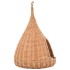 Casa para gatos con cojín y forma de tipi sauce natural