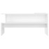 Mesa de centro madera de ingeniería blanco brillo 90x55x42,5