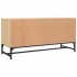 Mueble de TV con puertas de vidrio roble Sonoma 102x37x50
