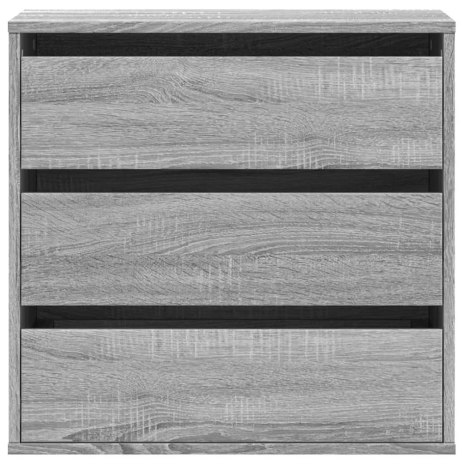 Cajonera de esquina madera ingeniería gris Sonoma 60x41x58