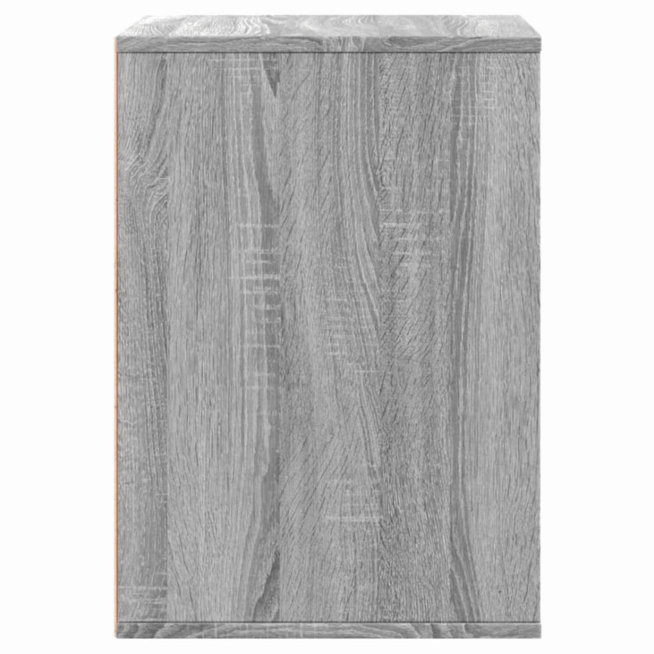 Cajonera de esquina madera ingeniería gris Sonoma 60x41x58