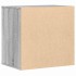 Cajonera de esquina madera ingeniería gris Sonoma 60x41x58