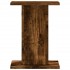 Soportes para plantas 2 uds madera roble ahumado 30x30x40
