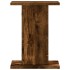 Soportes para plantas 2 uds madera roble ahumado 30x30x40